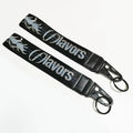 Customized Motorcycle Short Holder Fashion Keychain Lanyard Adjustable Hand Wrist Polyester Anime Wristlet