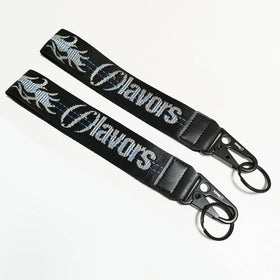 Customized Motorcycle Short Holder Fashion Keychain Lanyard Adjustable Hand Wrist Polyester Anime Wristlet