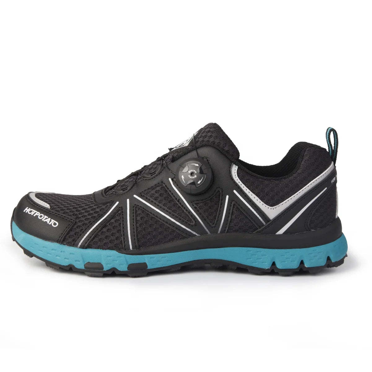 Hotpotato T5 Men's Gym Hiking Trail Running Shoes-Reflective Safety Light PU Upper EVA Midsole Rubber Outsole Spring Winter