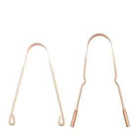 Surgical Grade Custom Durable Cleaning Copper Tongue Coating Cleaning Scraper Cleaner