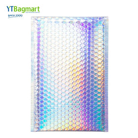 Manufacturer Foil Aluminium Postal Express Shipping Packaging Bags Adhesive Padded Envelopes Gold Pink Black Poly Bubble Mailers