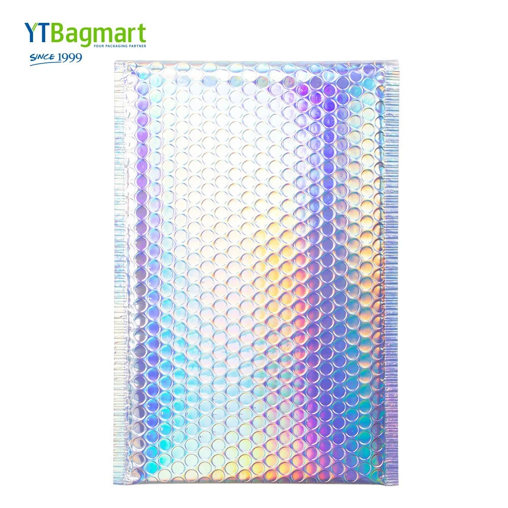 Manufacturer Foil Aluminium Postal Express Shipping Packaging Bags Adhesive Padded Envelopes Gold Pink Black Poly Bubble Mailers