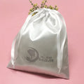 Customized Women's Cosmetic Satin Drawstring Bag Silky Stain Ribbon Pocket for Hair Beauty Customizable Satin Dust Bag for Candy