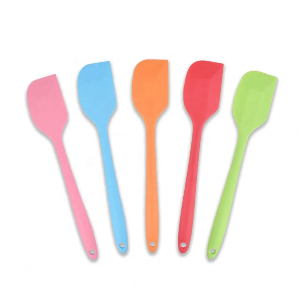 11inch One Piece Design Solid Heat-Resistant Non Stick Baking Cooking Utensil Silicone Scraper Spatula With Stainless Steel Core