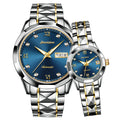 JSDUN 8813 Oem Custom Skeleton Automatic Mechanical Gold Men Skeleton Stainless Steel Mechanical Watches for Men Wrist