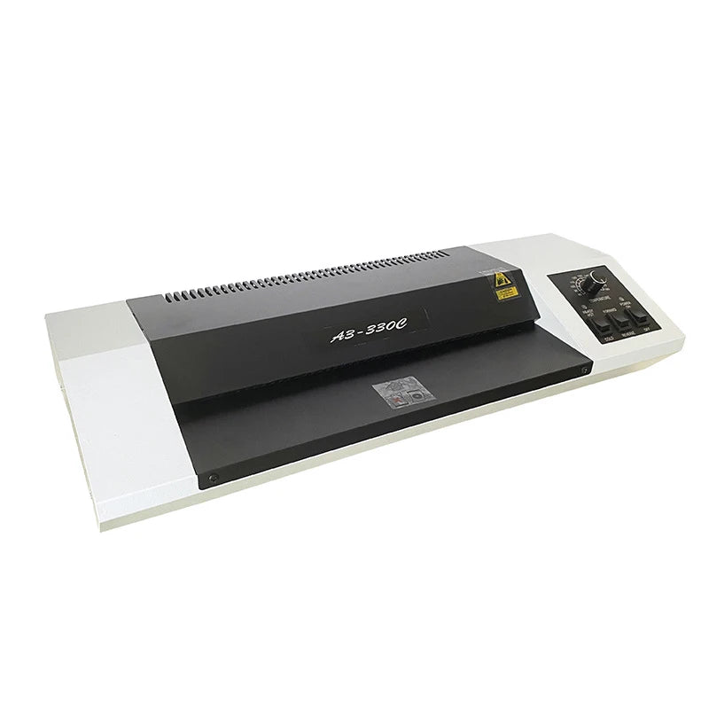 Large Motor Metal Body A3 Laminating Machine 330C Laminator Reinforced Rollers for Home Office Documents Photos Ads for A5 A6 A4