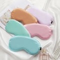 Adjustable Eye Mask Super Soft and Breathable Cotton Filling Silky Satin Sleep Mask With Adjustable Belt