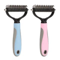 Manufacturer Wholesale Pet Knot Dog Hair Removal Comb Double Sided Stainless Steel Knot Comb Cat Grooming Comb Grooming Tools