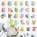 Creative Cartoon Alphabet Stickers Letters Wall Sticker Decoration Home Decor Wall Art Sticker