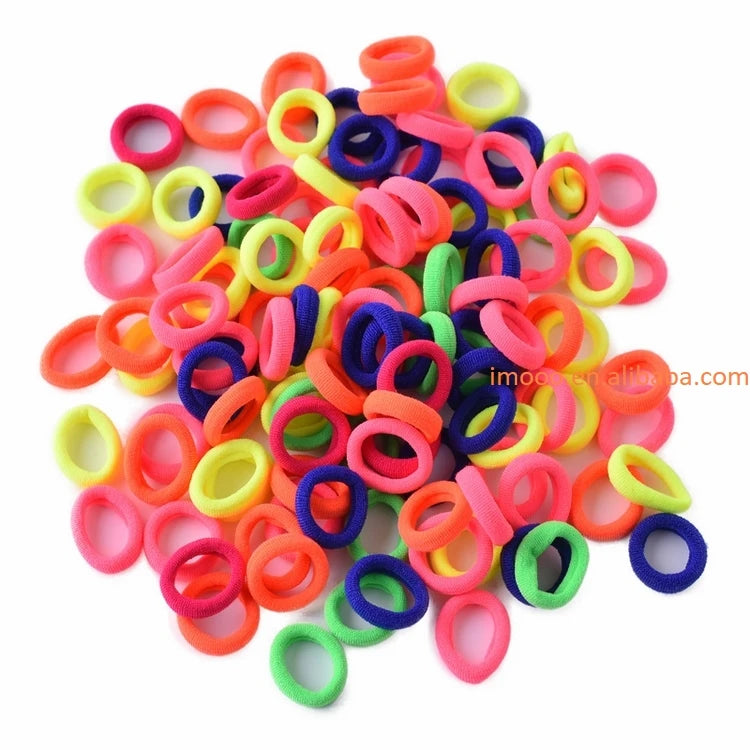 Factory Price Hair Scrunchies Tie Gum Rubber Bands Elastics Accessories Girl Headwear Hair Holders Girls Headbands