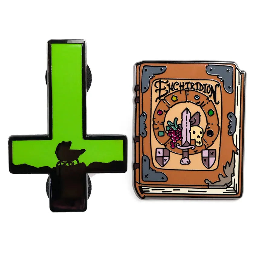 Wholesale Custom Cross Religious Brooch Bible Book Hard Enamel Islamic Hat Pins Jesus