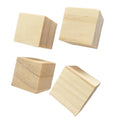 Natural Wooden Craft 10mm to 50mm Diameter Cubes Wood Block Cube