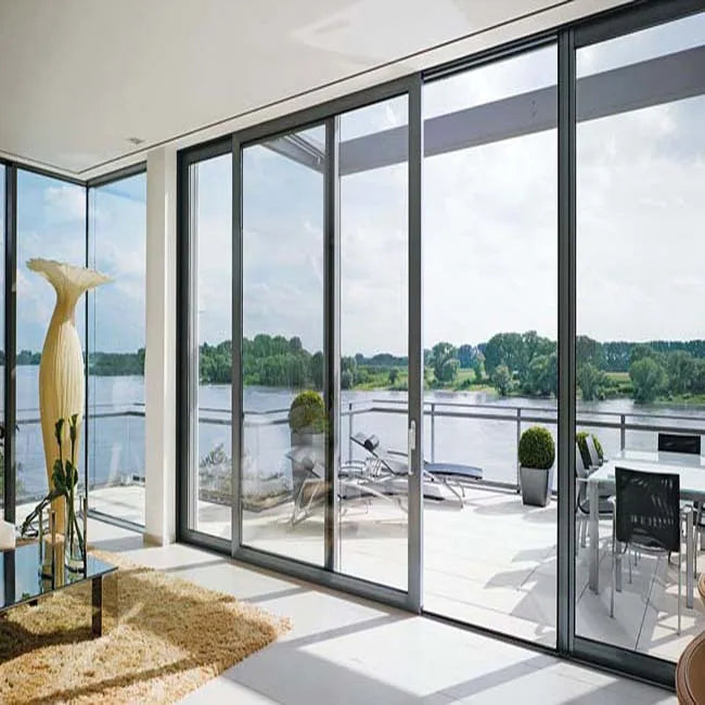 AS2047 Australia Vanguard Solutions Black Aluminum Sliding Window With Excellent Power Coating