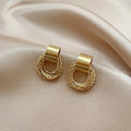 2025 New Circle Fashion Chandelier Earrings Silver Needle with Geometric Temptation earrings