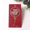 Custom Style Gold Foil Color Printing Red Envelope Chinese Traditional Red Envelope for Chinese New Year Gift Decorations