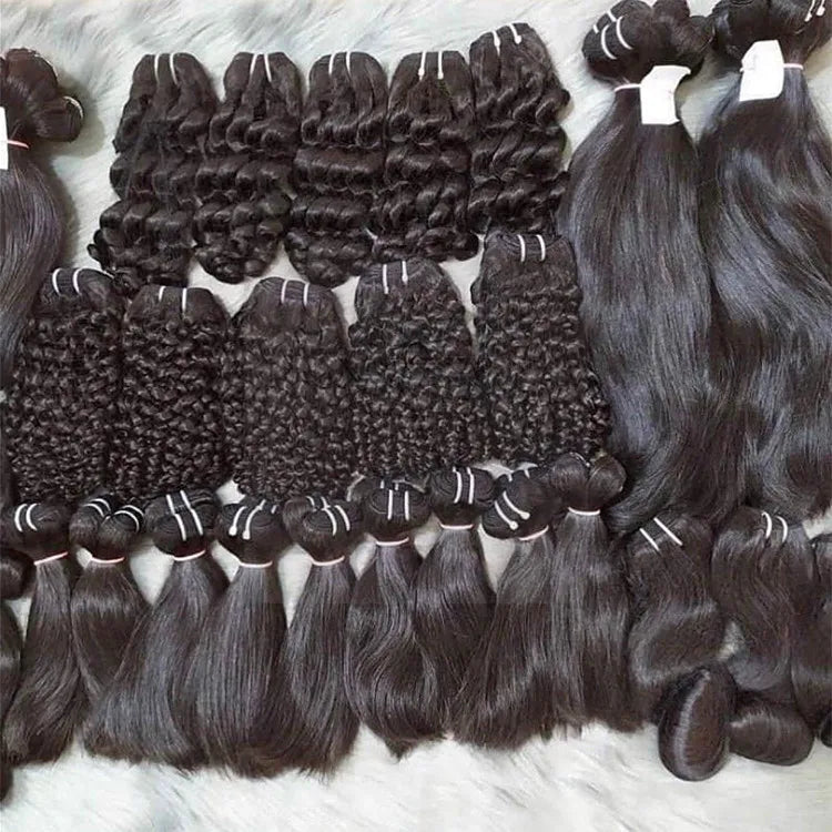 Wholesale Raw Brazilian Hair Bundle VendorRaw Virgin Cuticle Aligned Hair Bundles WeaveDouble Drawn Cheap Human Hair Extension