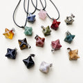 Wholesale Mixed Semi-Precious Healing Stones Crystal Merkaba Pendant