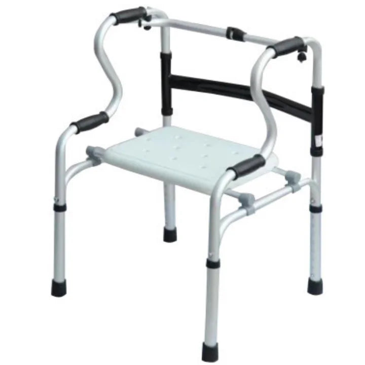 Aluminum Alloy Walking Stick Standing Toilet Frame for Adult Seniors Disabled Lightweight Adjustable Durable Support Exercise