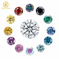Wholesale Round Brilliant Cut VVS Loose Moissanite Stone in Various Colors with GRA for Jewelry Making