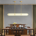 Minimalist Restaurant Chandelier Luxury All Copper Pendant Light Hall Bar Cafe Long Modern Hanging Pendant Light