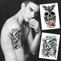 Wholesale Cool Designs Temporary Tatto/ Tatoo Horror Sticker Skeleton Tattoo