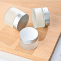 Custom Logo Packaging Box Frosted  Glass Cream Bottle Foundation Mask Bottle Snow Cream Separate Glass Bottle