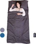 Woqi Lightweight All Season Multifunctional Travel Sheets Sleeping Bag Liner for Camping