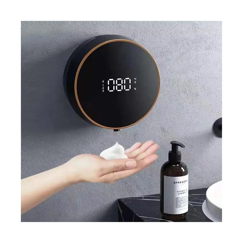 Infrared Sensor Wall Mounted Automatic Foam  With Led Display Soap Dispenser
