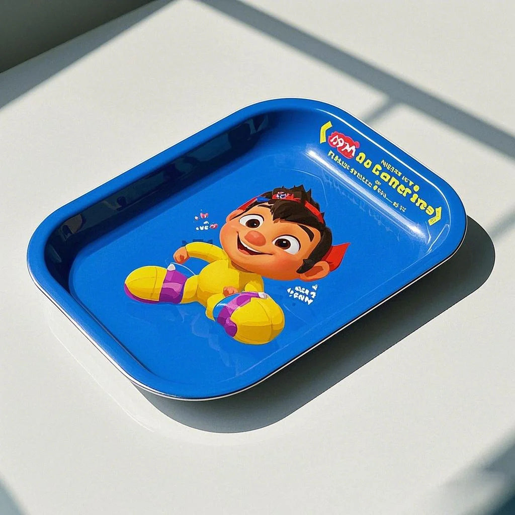 Custom 0.35mm Tinplate Trays High Hardness Double Sided Printing Pantone Colors Free Design