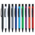 Custom Logo Metal Ballpoint Pens 1.0mm Writing Width Orange Business Gifts Cheap Stationery Advertising Rubber Ballpoint Pen