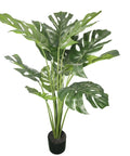 Fake Hemp Plastic Artificial Plant Small Potted 50-80cm 5-8 Years Indoor Green PE/Galvanized Steel Trunk Home Decor