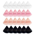 Wholesale Bulk Soft Velvet Dry and Wet Makeup Puff Cosmetic Puff Private Label Pink Skin Black White Triangle Loose Powder Puff