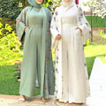 Zifeng OEM Ropa Islamica Para Mujer Dubai Printed 2-piece Muslim Abaya