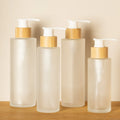 Tangible LXBC-627 Matte Frosted Glass Pump Sprayer Bottle 100ml/150ml for Skincare Cream/Serum & Blush Packaging