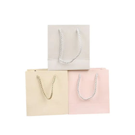 Luxury Custom Print Shopping Packing Bags With Custom Logo Service Brown Paper Bags with Handles