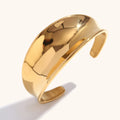 New Fashion  Geometric Jewelry18k Gold Plated Stainless Steel  Waterproof Bangles Bracelet