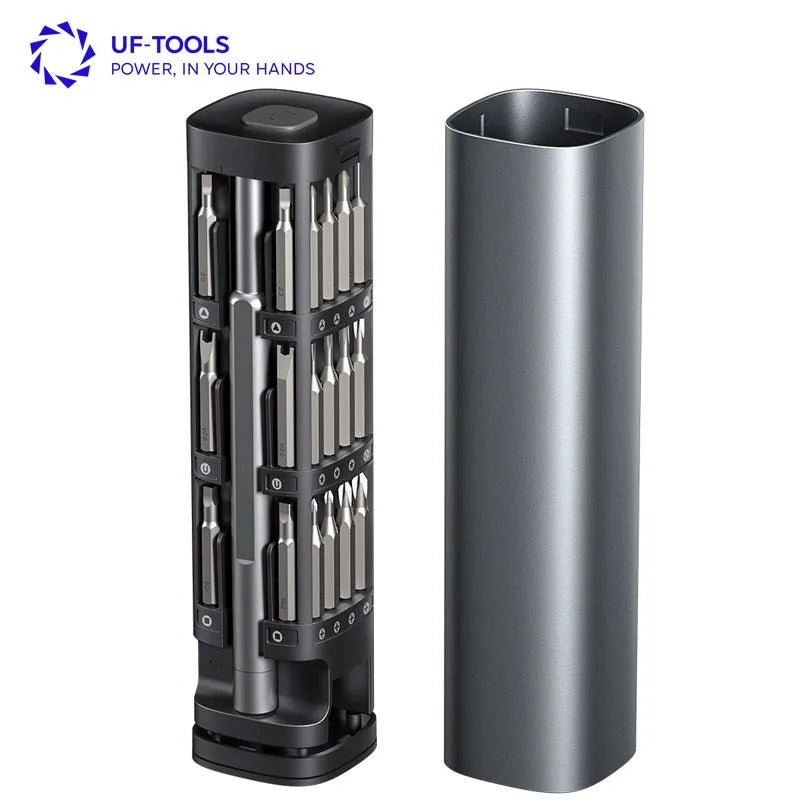 UFTOOLS 46 in 1 Mini Precision Screwdriver Bit Sets Industrial Grade Chrome Magnetic Material PZ Electronics Repair Tool Kit