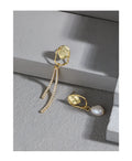 VIANRLA 925 Sterling Silver Elegant Freshwater Pearl Earring Women Stud Earrings