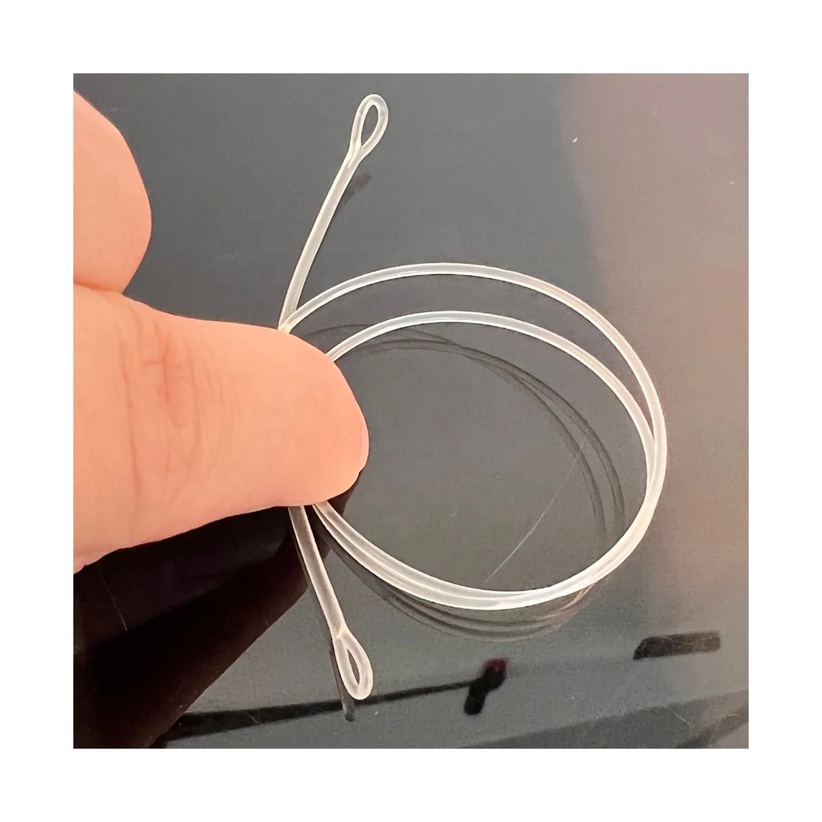 35LB 300mm/450mm/1000mm Carp Fishing Fluorocarbon Leader Line Loop to Loop With Quick Release Swivel