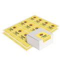 PVC PET Waterproof Kraft Thank You Sticker Roll Packaging Label Custom Logo Printed Round Self Adhesive Vinyl Digital Printing
