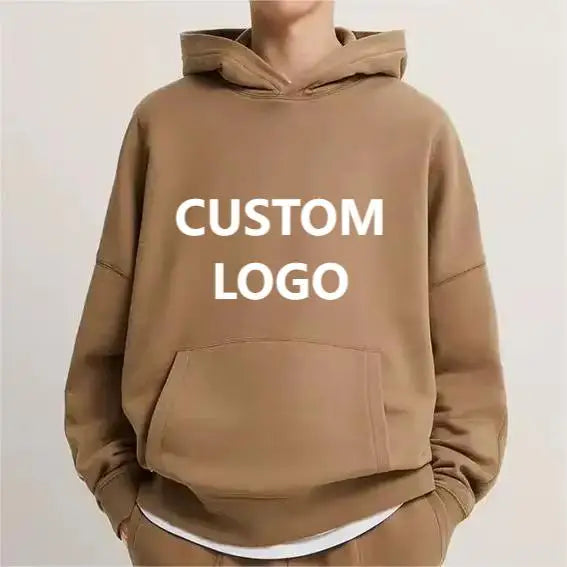 Custom Design French Terry Bulk Hoodies Unisex Print 400gsm 350 400 500 Gsm Cotton Oversized Heavyweight 14 Oz Hoodie Man