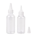 Hot Selling Boston Round Refillable Plastic Sauce Bottle Pump Sprayer Screen Printed Custom Color Twist Top Cap for Food Use