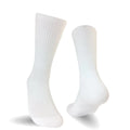 Custom Print White Thick Basketball Print White Winter Sublimation Crew Sock Blanks