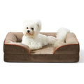 Antistatic Orthopedic Waterproof Dog Bed Foam Sofa with Removable Washable Cover Lining and Nonskid Bottom Couch for Dogs