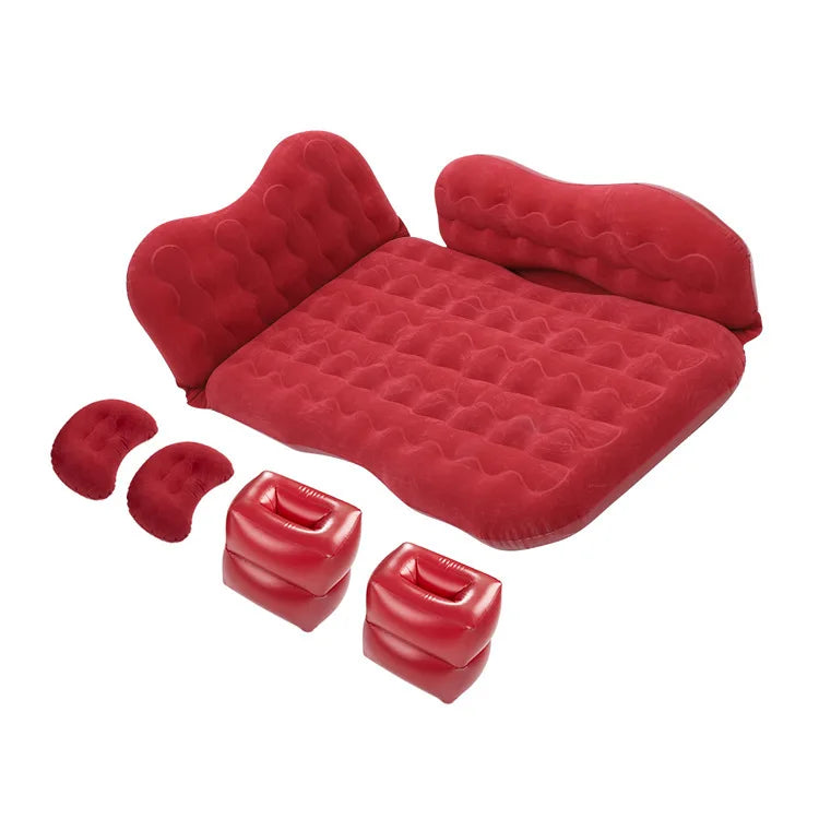 Car Travel Bed SUV Inflatable Mattress Back Seat Outdoor Camping Mattress with Pillow Inflatable Sofa Car Accessories