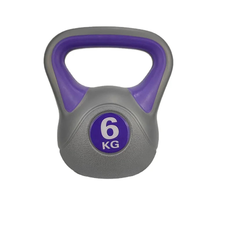 Home Gym Strength Accessories Plastic Cement Kettlebell Weightlifting Custom Kettlebell