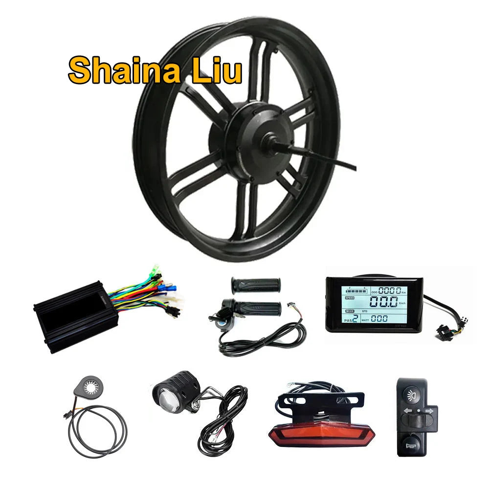 48V 52V 750W 1000W 20x4.0 20 Inch Fat Tire Ebike Electric Snowbike Bicycle Bike Geared Hub Motor Conversion Kit