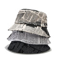 Sewingman B0377Z Custom Newspaper Pattern All Over Print Fisherman Bucket Hat