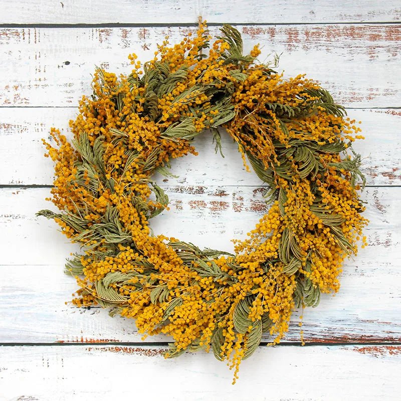 Perfect for Home Wedding and Wall Decor - Elevate Your Space with Soft Dream's 14-Inch Natural Touch Flower Wreath -