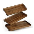 Food Cheese Appetizer Fruit Vegetable Party Rectangular Mini Charcuterie Boards Acacia Wooden Serving Platter  Wood Serving Tray